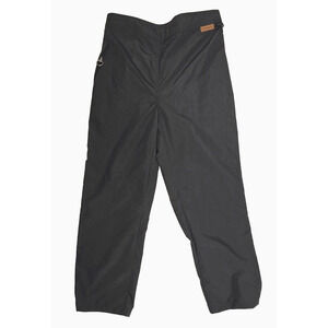 Canvasback Men's Nylon Black Weather Track Pants Windbreaker Full Zip XXL